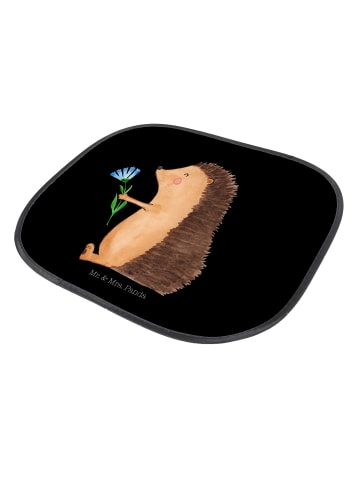 Mr. & Mrs. Panda auto hitzeschutz Igel Blumen ohne Spruch in Schwarz