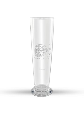 Mr. & Mrs. Panda Weizenglas Schnecke Sir ohne Spruch in Transparent