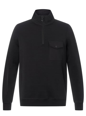 super.natural Merino Sweatshirt in schwarz