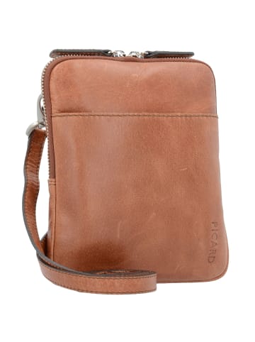 PICARD Buddy Umhängetasche Leder 16 cm in cognac