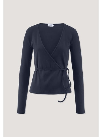 Hessnatur Rib Longsleeve in marine