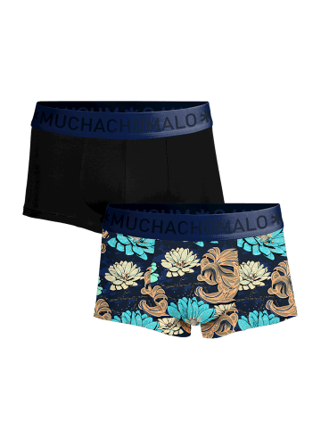 Muchachomalo 2er-Set: Boxershorts in Multicolor/Black