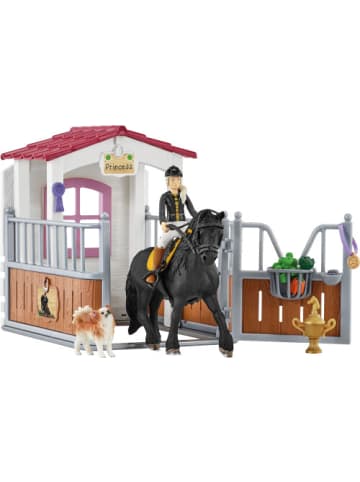 Schleich Spielfigur Horse Club Pferdebox mit Tori & Princess, 5-12 Jahre