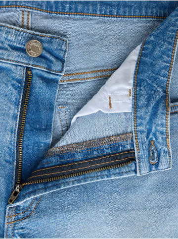 TWO SOON Jeansshorts in Medium Blue Denim