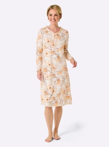 WITT WEIDEN Nachthemd in apricot-bedruckt