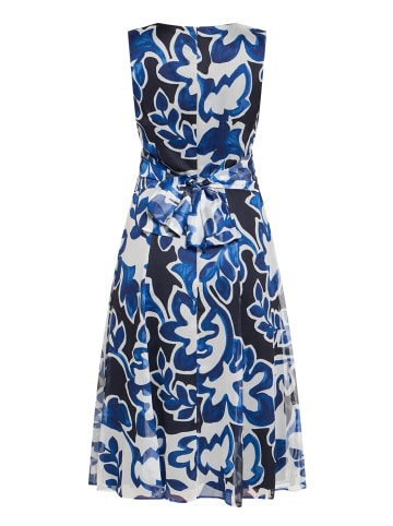 BETTY & CO Kleid in indigo weiß - 0001