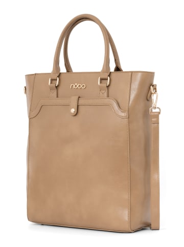 Nobo Bags Shopper Velvet in beige