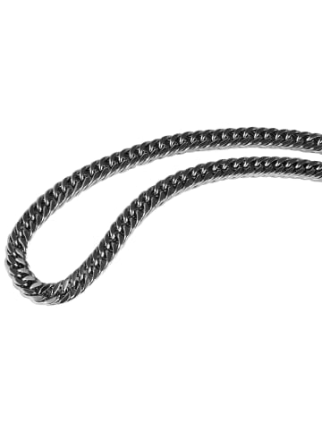 Adeliás Herren Halskette aus Edelstahl 50 cm in silber