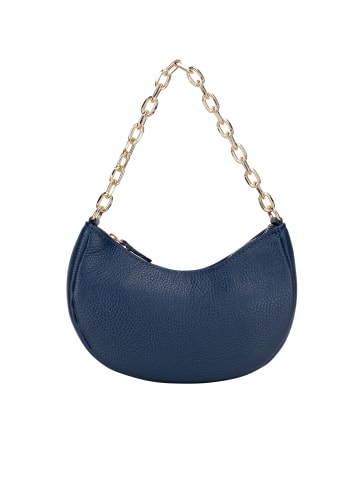 faina Damen Schultertasche Aus Leder in Jeans