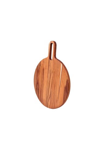 TEAKHAUS TEAKHAUS | Teakholz-Schneidebrett mit Griff, BISTRO, 51 cm