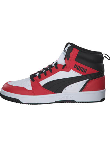 Puma Sneakers High in White-PUMA Black-For All Ti