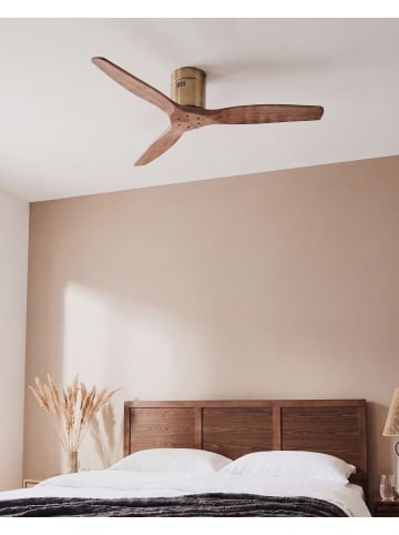 Beliani 2-tlg Ventilator HARNEY in Braun/Gold