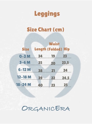 OrganicEra Baby Leggings in Rose Melange
