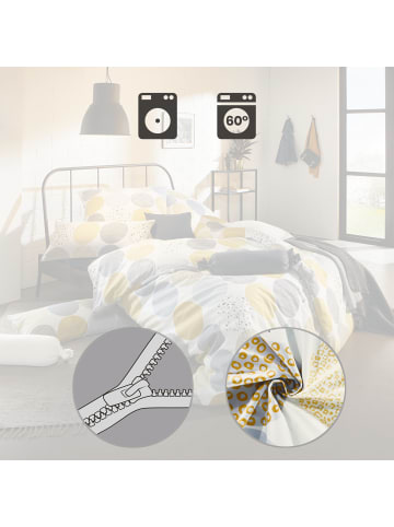 Erwin Müller Mako-Satin Kissenbezug in ocker-silber