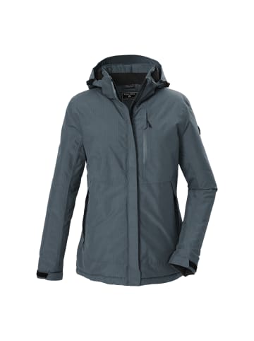 Killtec Funktionsjacke mit abzippbarer Kapuze in Blau305