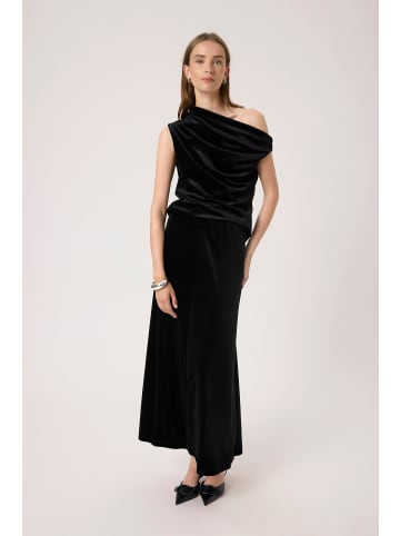 Soaked in Luxury Langarm-Bluse SLVelera Slim fit in Black