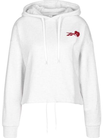 Reebok Kapuzenpullover in white melange