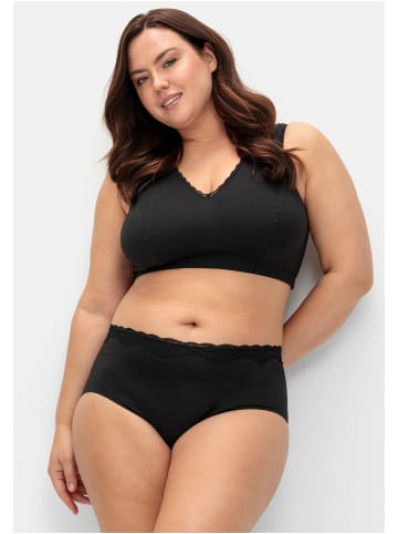sheego Slips im 2er-Pack in schwarz+schwarz
