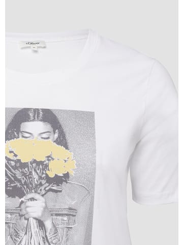 s.Oliver T-Shirt in 01D1_weiß
