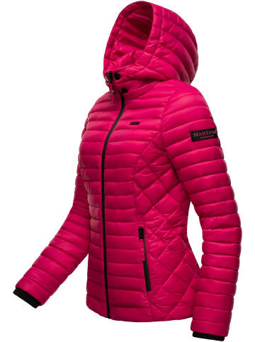 Marikoo Steppjacke Samtpfote in Fuchsia