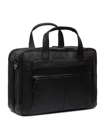 The Chesterfield Brand Wax Pull Up Aktentasche Leder 44 cm Laptopfach in black