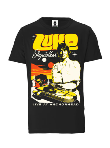 Logoshirt T-Shirt Star Wars - Luke Skywalker in schwarz