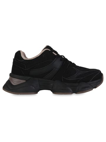 VAN HILL Plateau Sneaker Cheryl in Schwarz