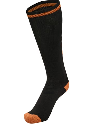 Hummel Hummel High Indoor Socken Elite Multisport Unisex Erwachsene Feuchtigkeitsabsorbierenden in BLACK/ORANGE TIGER