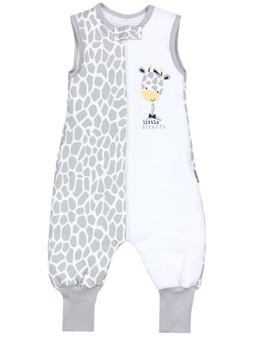 TupTam Winter Babyschlafsack mit Beinen 2,5 Tog in weiß/grau