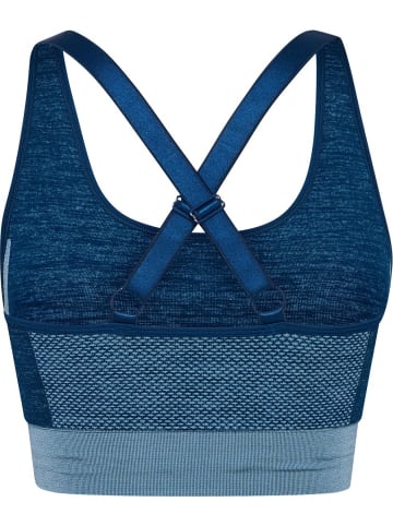 Hummel Sportshirt "Clea Seamless Sports Top" in Blau