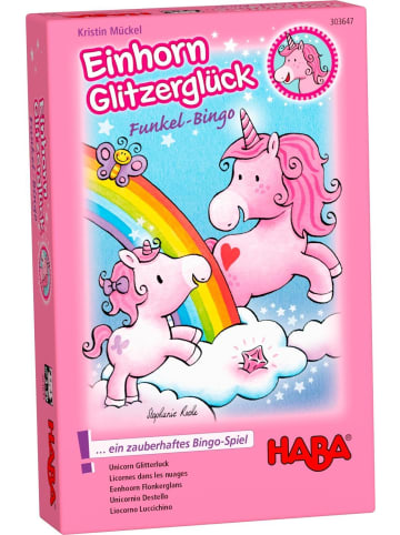 HABA Sales GmbH & Co.KG Einhorn Glitzerglück - Funkel-Bingo