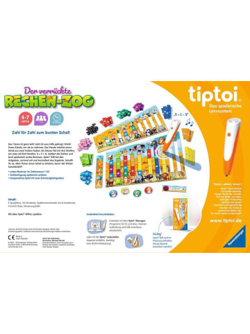 Ravensburger Lernspiel tiptoi® Der verrückte Rechen-Zoo - ab 4 Jahre 4-7 Jahre in bunt