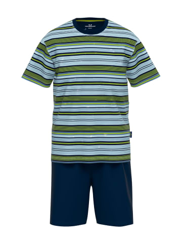 Götzburg Shorty Lüttich in blau-mittel-Ringel