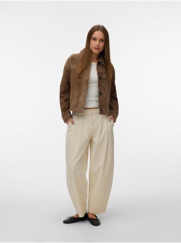Vero Moda Jacke aus Wildleder in Chocolate Chip