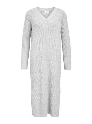 Object Maxikleid in Light Grey Melange