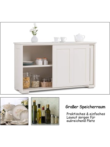 COSTWAY Sideboard in Creme