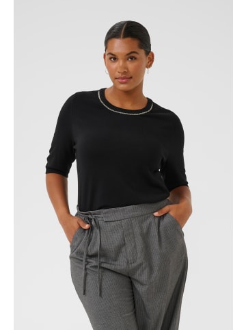 KAFFE curve Strickpullover KCcarla Regular fit in Black Deep