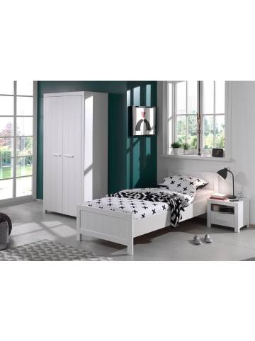 58 aufm Kessel JUGENDZIMMEREINRICHTUNG Karalynn 2 Jugendzimmer komplett MDF Weiß