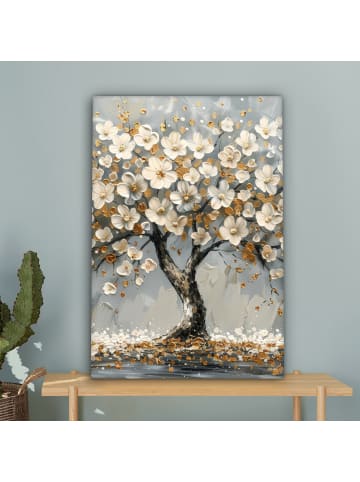 MuchoWow Poster mit Leiste Weißer Baum  (BxH)