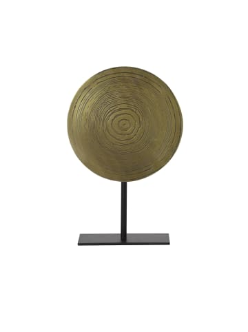 Light & Living Ornament auf Fuß Sasim - Antik Bronze/Schwarz - 25x10x39cm