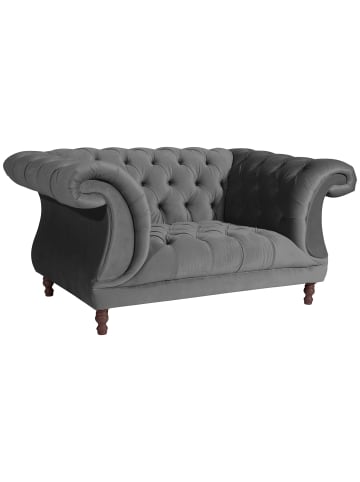 58 aufm Kessel CHESTERFIELD Sessel Kaylin Samtvelours anthrazit