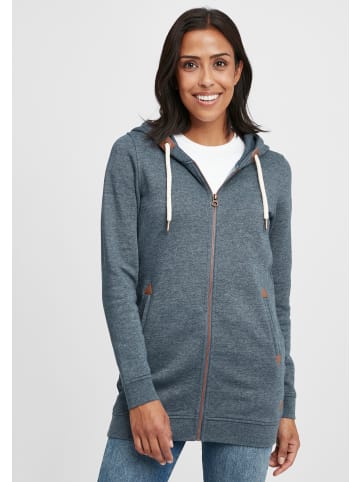 Oxmo Kapuzensweatjacke OXVicky Straight Sweat Zip-Hoodie in Blau