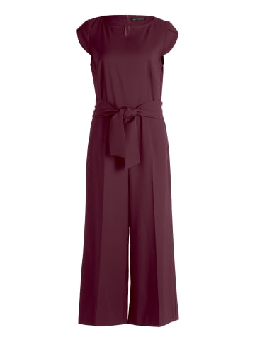Betty Barclay Jumpsuit mit Eingrifftaschen in Maroon Banner