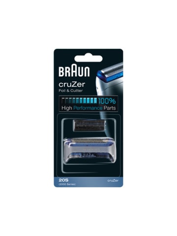 Braun cruZer Ersatzscherkopf Kombipack 20S in Schwarz