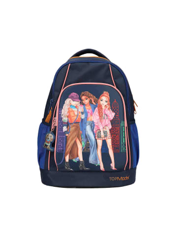 Depesche Schulrucksack City Girl TOPModel 25 x 33 x 44 cm in dunkelblau