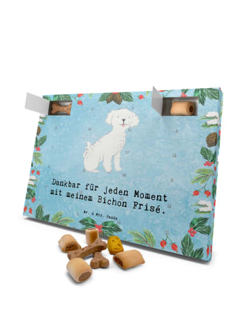 Mr. & Mrs. Panda Adventskalender für Hunde Bichon Frisé Moment m... in Eisblau