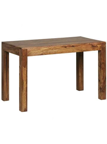 KADIMA DESIGN Esstisch Massivholz Sheesham, Handgefertigt, Holztisch, Küche in Braun