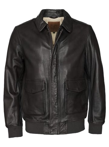 TOP GUN Lederjacke TG2023003 in braun