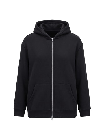 Ulla Popken Sweatjacke in schwarz