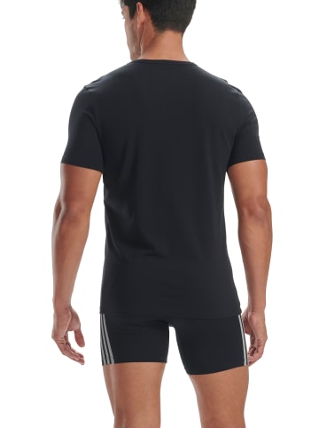 adidas T-Shirt V Neck Shirt (12PK) in Black